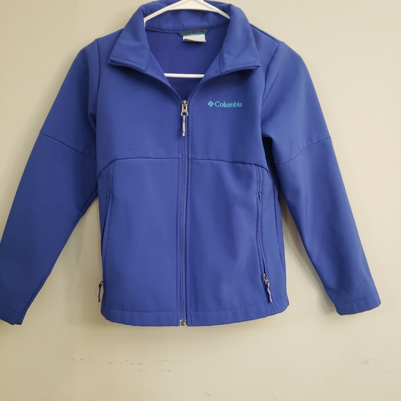 Girls Columbia Purple jacket 10/12 - Picture 1 of 3